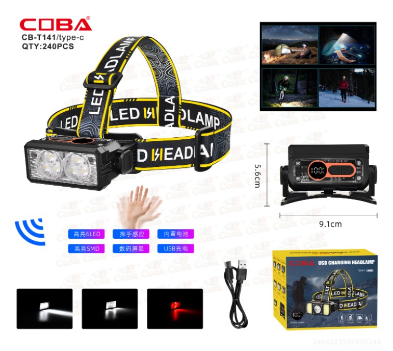Lanterna de cap COBA CB-T141