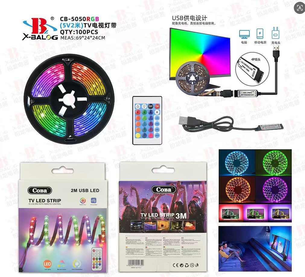 Banda LED COBA CB-5050RGB-TV2M