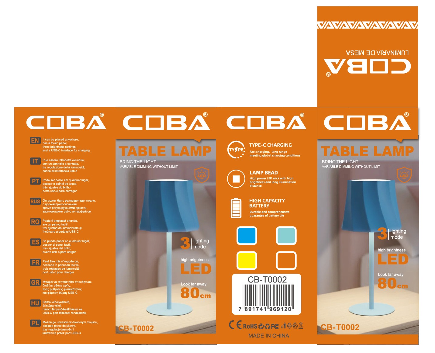 Lampa de birou COBA CB-T002